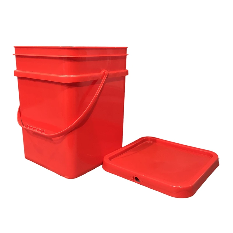 19L kare bokit plastik ak manch