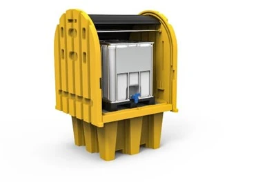 Deyò Hard Cover IBC Tote Spill Containment Palette